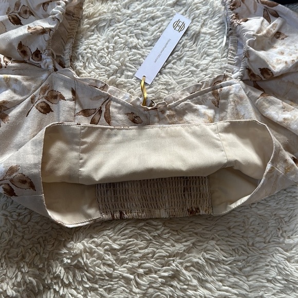 NWT House of Harlow 1960 linen Samina Cropped Top size XS - Picture 14 of 16